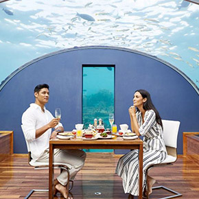 رستوران های زیر آب مالدیو